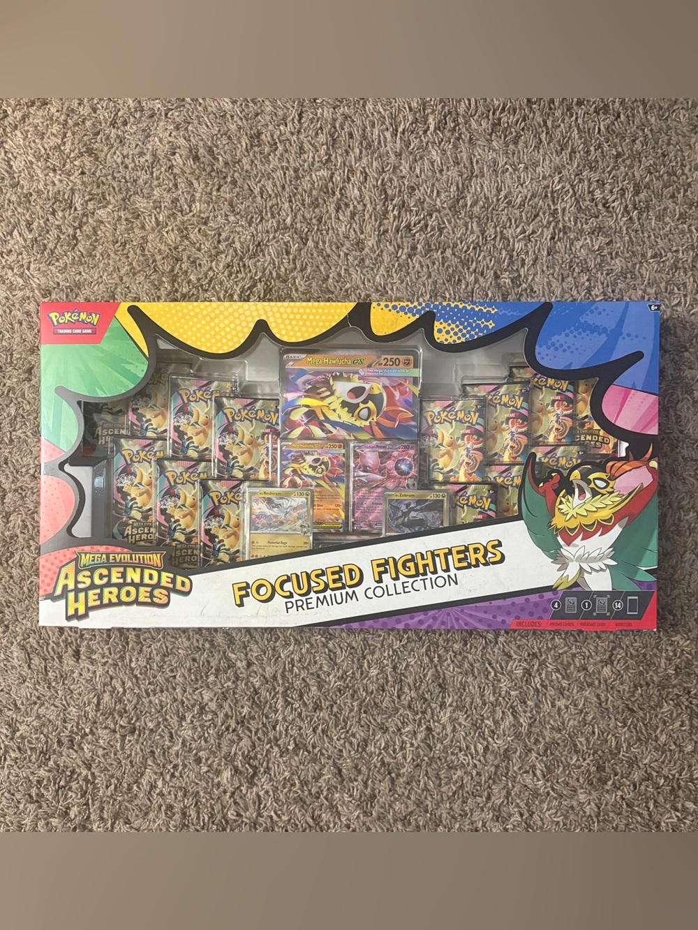 Pokemon Mega Evolution Ascended Heroes Focused Fighters Premium Collection